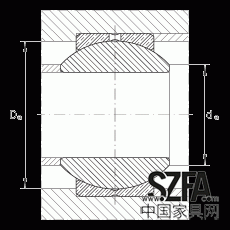 關節(jié)軸承 GE10-PB, 根據(jù) DIN ISO 12 240-1 標準，尺寸系列 K，需維護